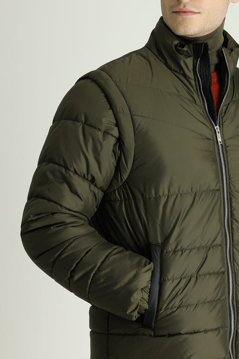 Medium Khaki Padded Sports Jacket