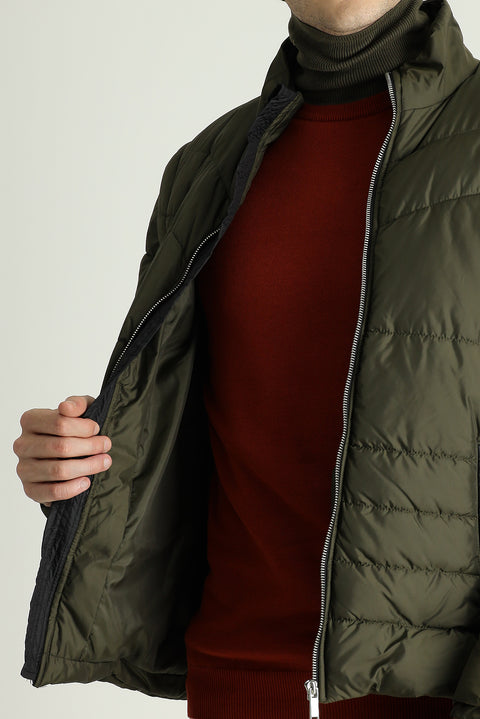 Medium Khaki Padded Sports Jacket
