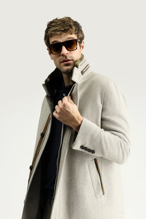 Stone Wool Coat