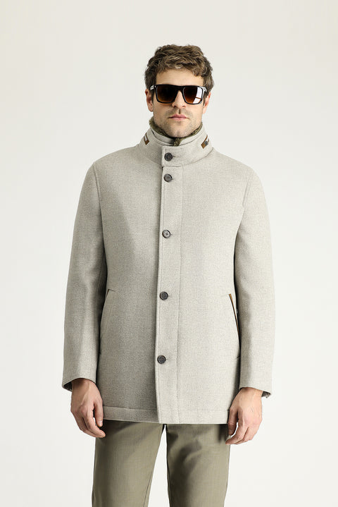 Stone Wool Coat
