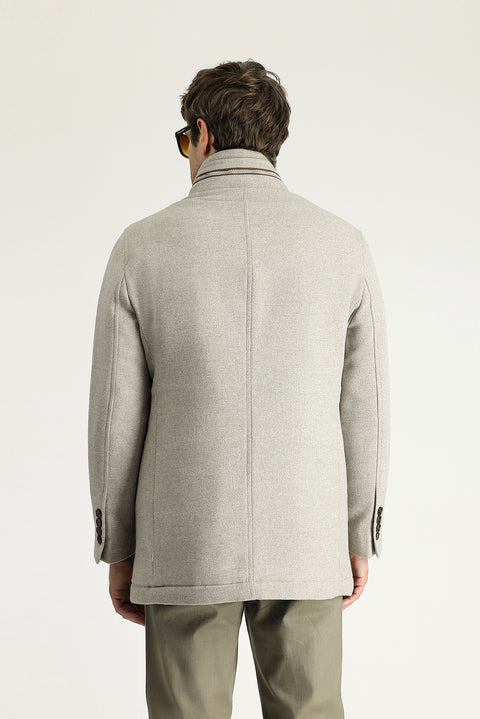 Stone Wool Coat