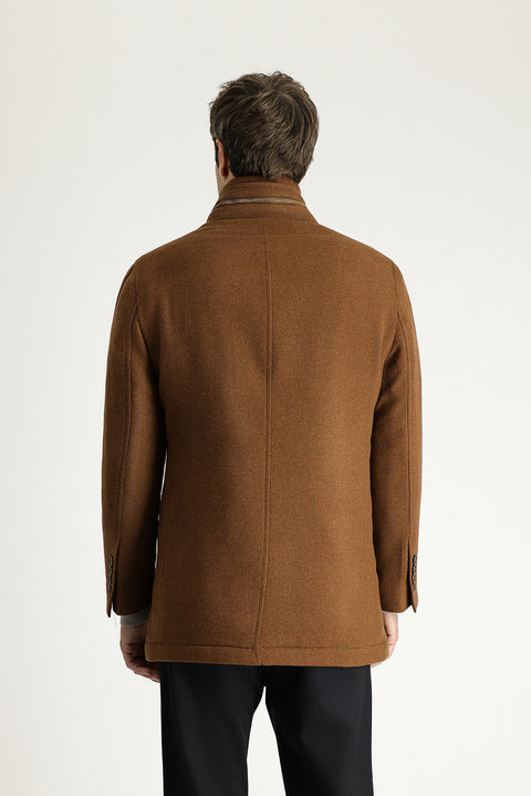Cinnamon Wool Coat