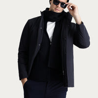 Dark Navy Cotton Sport Coat