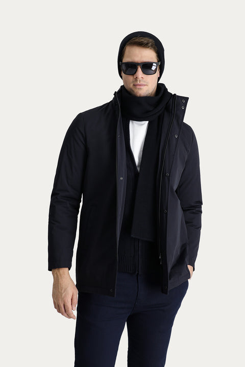 Dark Navy Cotton Sport Coat