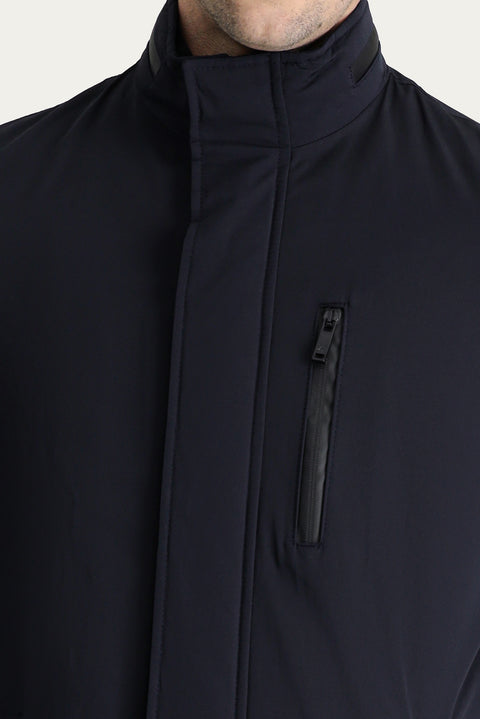 Dark Navy Cotton Sport Coat