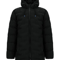 Black Plus Size Hooded Sports Jacket