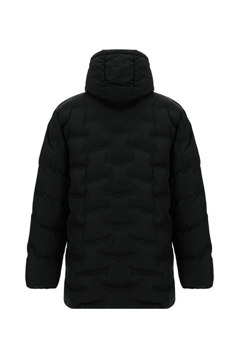 Black Plus Size Hooded Sports Jacket