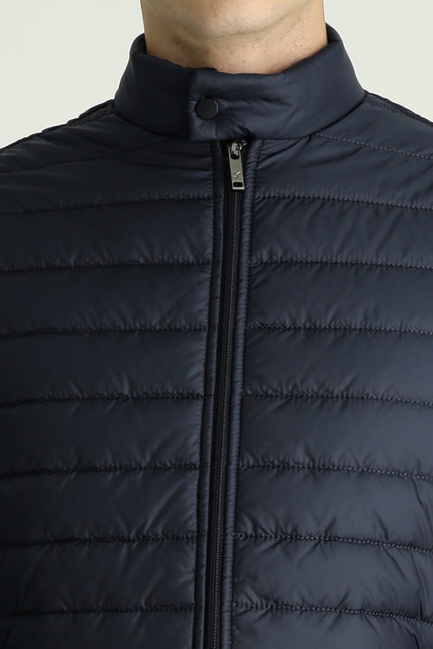 Dark Navy Quilted Padded Sports Vest