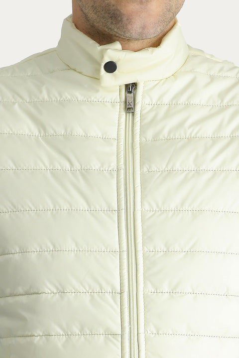 Off-white quilted puffer sports vest