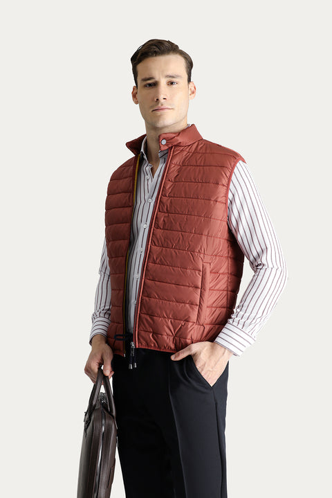 Tile-Style Quilted Inflatable Sports Vest