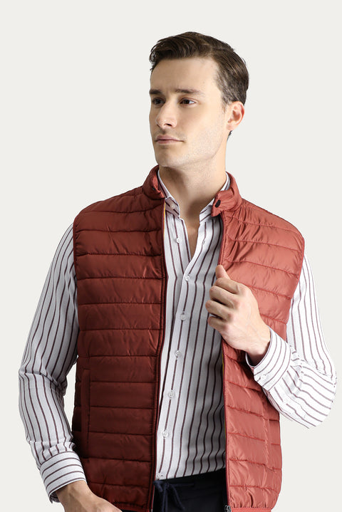 Tile-Style Quilted Inflatable Sports Vest
