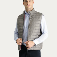 Medium Mink Quilted Padded Sports Vest