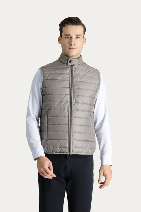 Medium Mink Quilted Padded Sports Vest