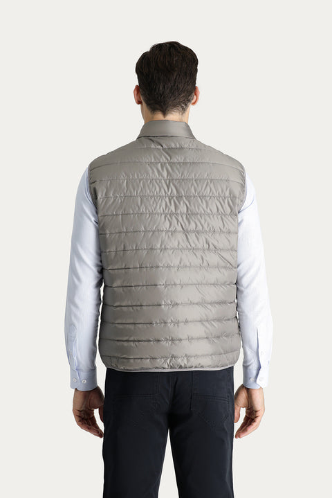 Medium Mink Quilted Padded Sports Vest