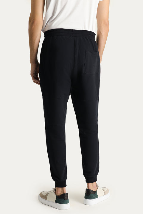 Dark Navy Slim Fit Cotton Sweatpants