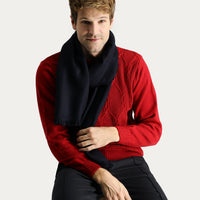 Dark Red Crew Neck Slim Fit Narrow Cut Wool Patterned Knit Sweater