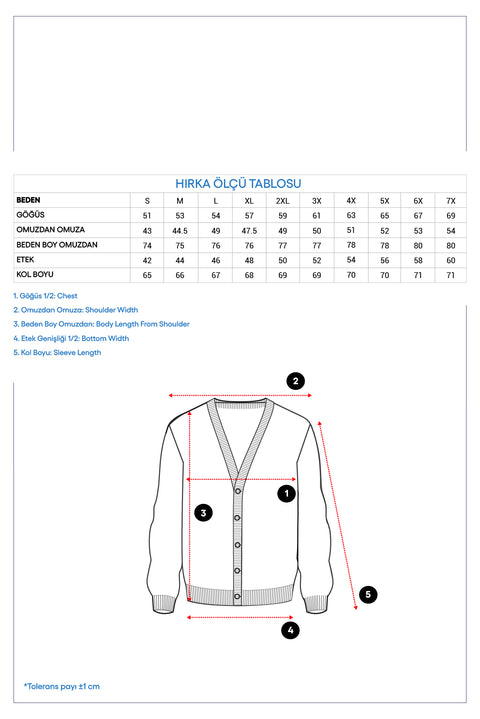 Koyu Lacivert Slim Fit Dar Kesim Yünlü Desenli Pamuklu Triko Hırka