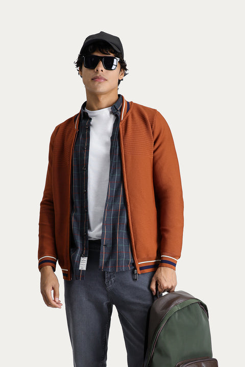 Tarçın  Slim Fit Dar Kesim Triko Hırka
