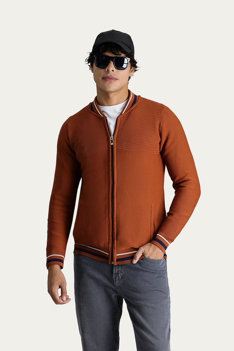 Tarçın  Slim Fit Dar Kesim Triko Hırka
