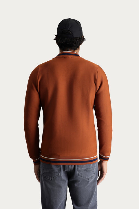 Tarçın  Slim Fit Dar Kesim Triko Hırka