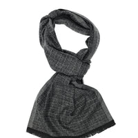 Black Patterned Scarf