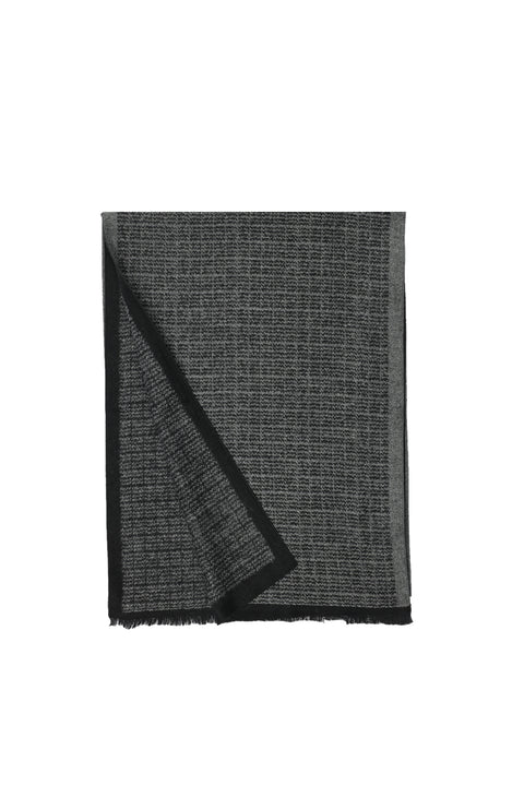 Black Patterned Scarf