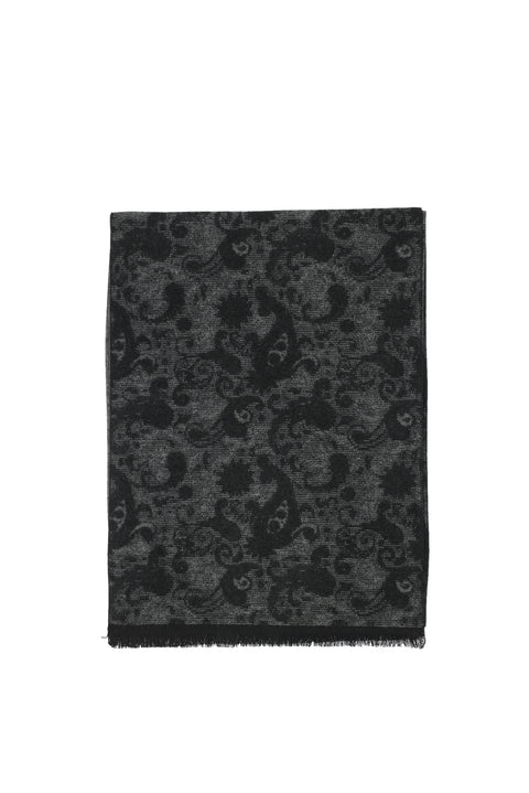 Black Patterned Scarf