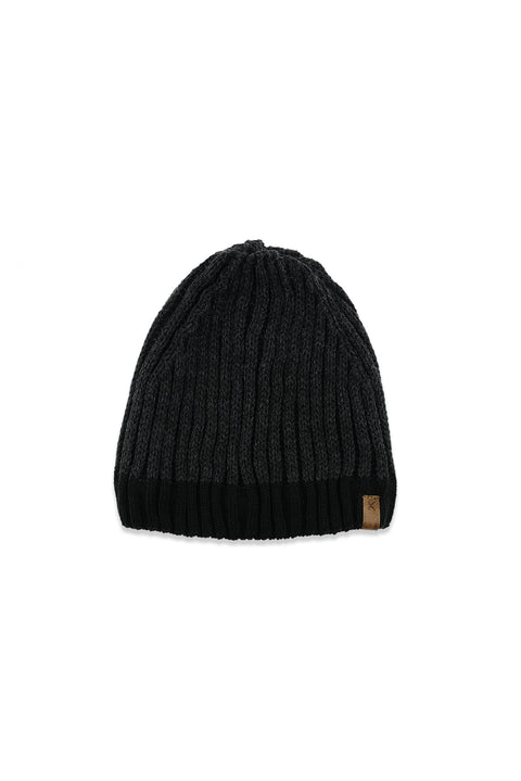 Dark Gray Knitted Beanie