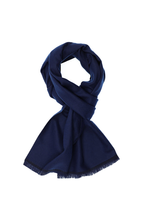 Dark Navy Plain Scarf