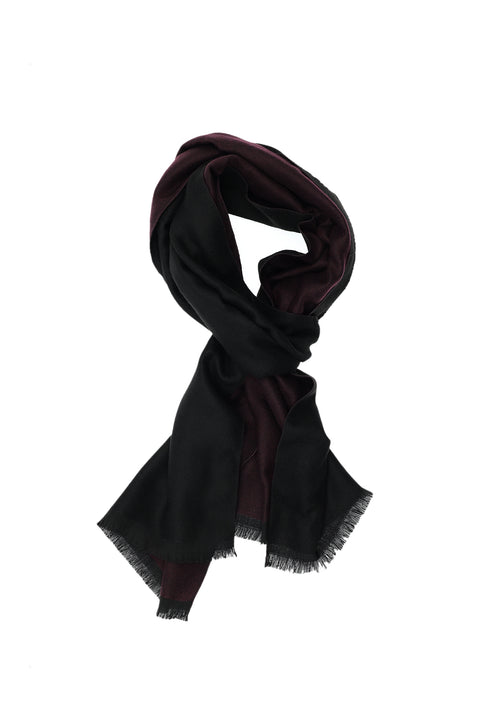 Dark Burgundy Double-Sided Plain Weft