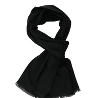 Black Patterned Scarf