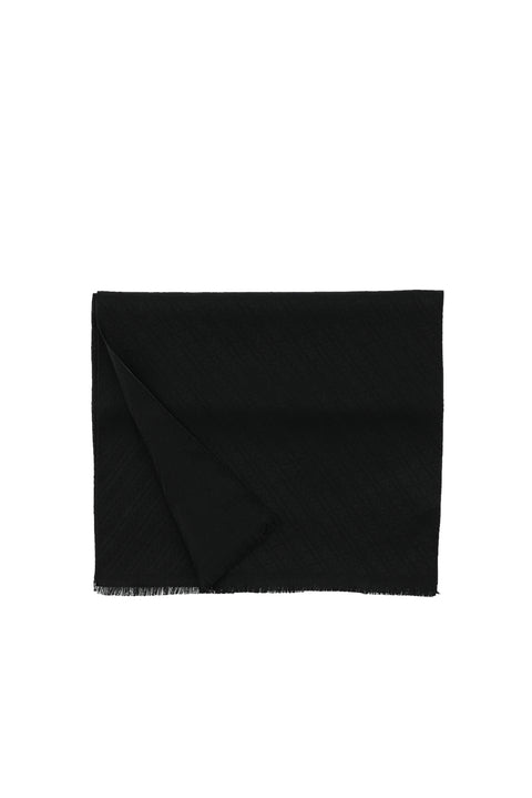 Black Patterned Scarf