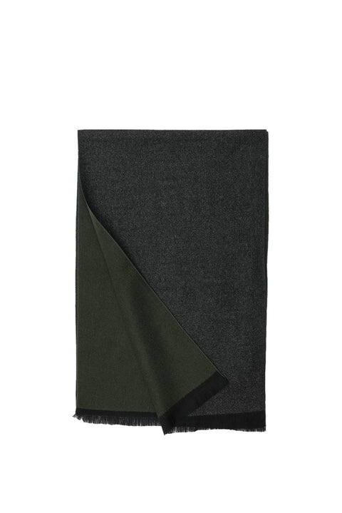 Dark Green Double-Sided Plain Weft