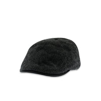 Light Gray Herringbone Wool Cap