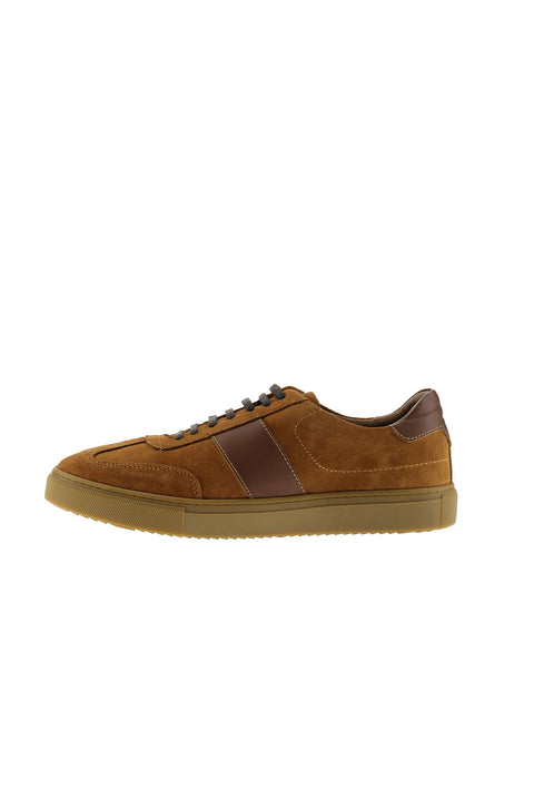 Dark Brown Leather Sneaker Shoes