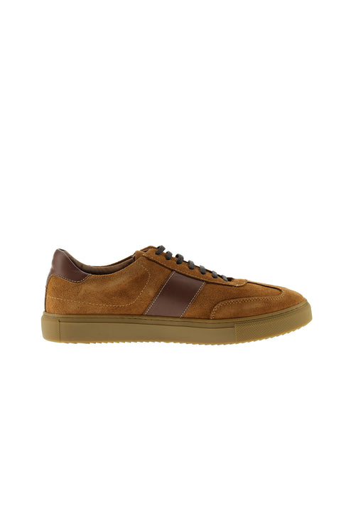 Dark Brown Leather Sneaker Shoes