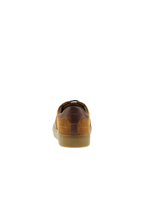 Dark Brown Leather Sneaker Shoes