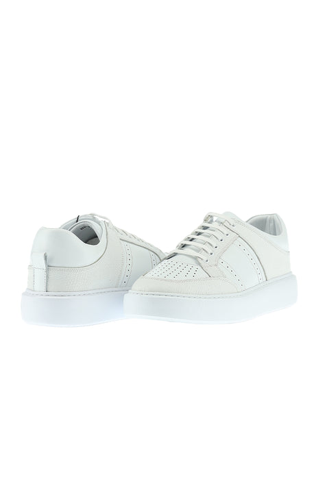 White Leather Sneaker Shoes