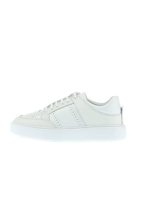 White Leather Sneaker Shoes