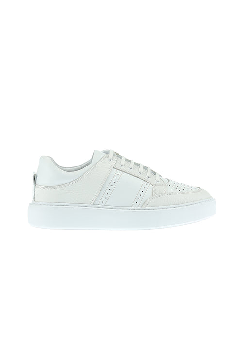 White Leather Sneaker Shoes