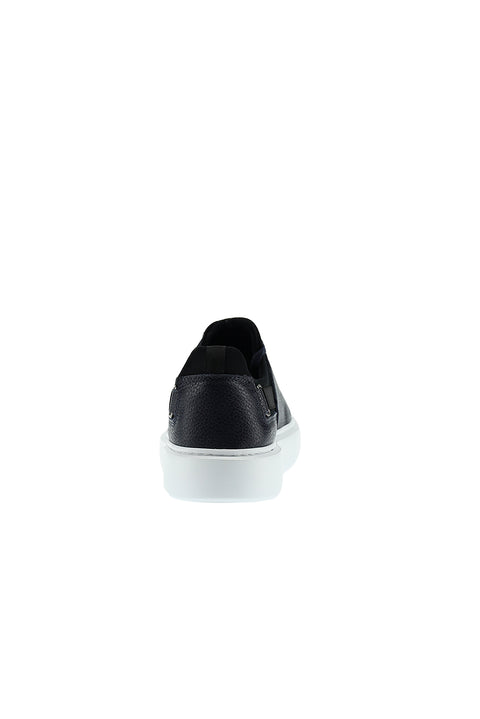 Dark Navy Leather Sneaker Shoes
