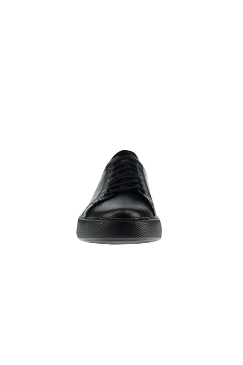 Siyah Sneaker Deri Ayakkabı