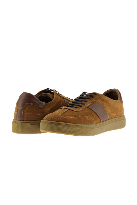Orta Kahve Sneaker Deri Ayakkabı