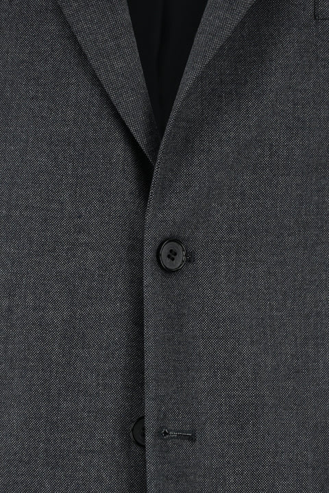 Light Gray 4-Drop Relaxed Fit Classic Patterned Jacket