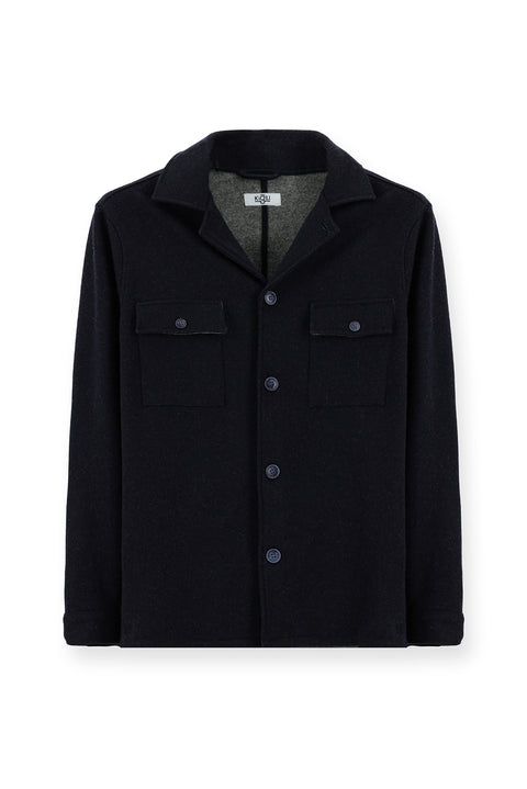 Dark Navy 6 Drop Regular Fit Standard Cut Wool Sport Jacket