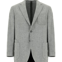 Light Grey 6 Drop Regular Fit Standard Cut Wool Sport Jacket