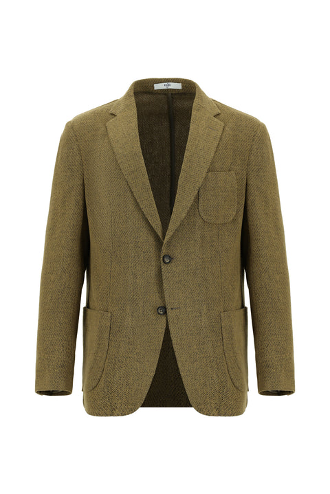 Camel 4 Drop Relaxed Fit Wool Sport Jacket