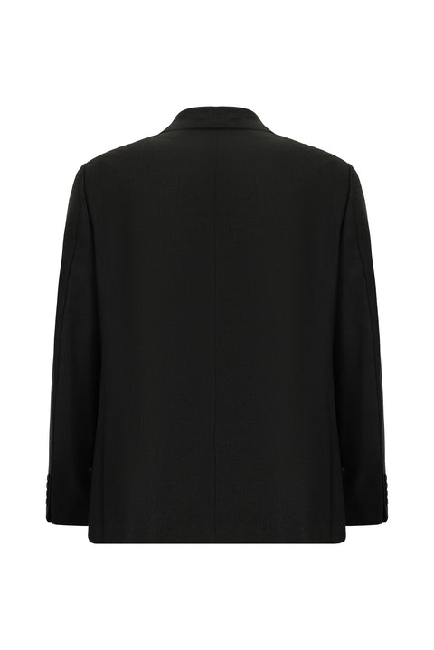 Dark Anthracite 4-Drop Relaxed Fit Classic Jacket