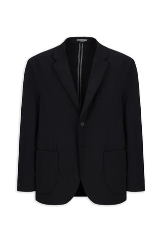  Siyah Techno-Line 7 Drop Slim Fit Dar Kesim Klasik Ceket