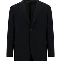 Dark Anthracite 4-Drop Relaxed Fit Casual Cut Wool Sport Italian Jacket